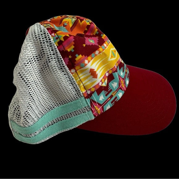 Hooey Aztec Multicolor Trucker Gorp Hat Strapback Adjustable OSFM - Picture 6 of 10